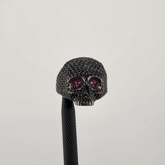 Other - Gothic Skull Head Ring – 925 Sterling Silver (New)